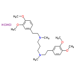 N,N'-Bis[2-(3,4-dimethoxyphenyl)ethyl]-N,N'-dimethyl-1,3-propanediamine dihydrochloride picture