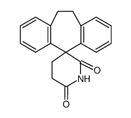 10,11-Dihydrospiro[5H-dibenzo[a,d]cycloheptene-5,3'-piperidine]-2',6'-dione结构式