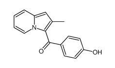 (4-hydroxy-phenyl)-(2-methyl-indolizin-3-yl)-methanone Structure