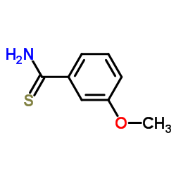 3-Methoxybenzenecarbothioamide Structure