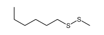 Hexylmethyl persulfide Structure