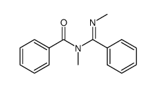 N1-benzoyl-N1,N2-dimethylbenzamidine Structure