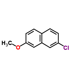 2-Chloro-7-methoxynaphthalene Structure