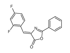 Z-4-(2,4-difluorobenzylidene)-2-phenyl-5-oxazolone Structure