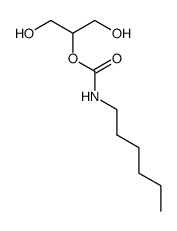 1,3-dihydroxypropan-2-yl hexylcarbamate Structure
