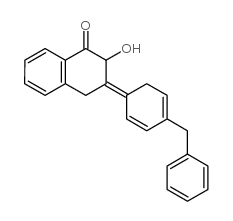 1(4H)-Naphthalenone,4-(diphenylmethylene)-2-hydroxy-结构式