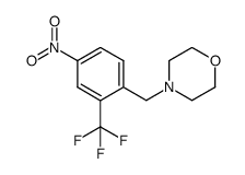 4-(4-nitro-2-trifluoromethyl-benzyl)-morpholine结构式