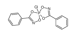 5-chloro-3,8-diphenyl-1,4,6,9-tetraoxa-2,7-diaza-5λ5-phosphaspiro[4.4]nona-2,7-diene Structure