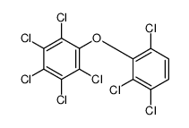 1,2,3,4,5-pentachloro-6-(2,3,6-trichlorophenoxy)benzene结构式