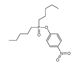 4-nitrophenyl di-N-pentylphosphinate结构式