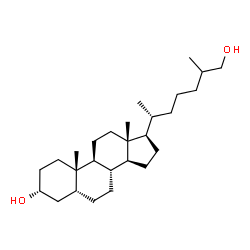 cholestane-3,27-diol结构式