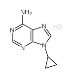 9-cyclopropylpurin-6-amine structure