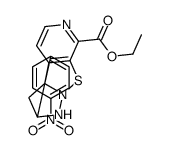 ethyl 2-(4-nitrophenyl)-1,2,3,9b-tetrahydropyrazolo[4,5][1,2]thiazolo[1,2-c]pyridine-6-carboxylate结构式
