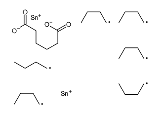 5,5,14,14-tetrabutyl-7,12-dioxo-6,13-dioxa-5,14-distannaoctadecane structure