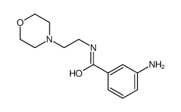 3-amino-N-[2-(4-morpholinyl)ethyl]benzamide Structure