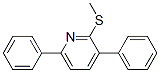 2-(Methylthio)-3,6-diphenylpyridine Structure