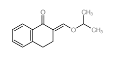 1(2H)-Naphthalenone,3,4-dihydro-2-[(1-methylethoxy)methylene]- Structure