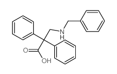 3-(benzylamino)-2,2-diphenyl-propanoic acid structure