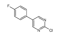 Pyrimidine, 2-chloro-5-(4-fluorophenyl)-结构式