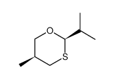 1,3-Oxathiane,5-methyl-2-(1-methylethyl)-(9CI) Structure