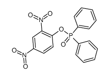 2,4-dinitrophenyl diphenylphosphinate结构式