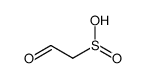 2-oxoethanesulfinic acid Structure