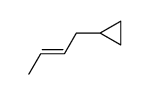 trans-(2-butenyl)cyclopropane结构式