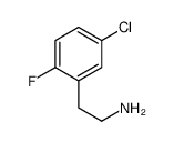 2-(5-chloro-2-fluorophenyl)ethanamine Structure
