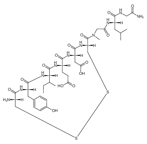 oxytocin, Sar(7)-结构式