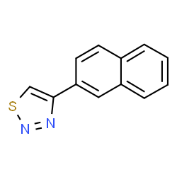 4-(2-Naphthyl)-1,2,3-thiadiazole structure