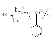 Sulfamic acid,N-(1-methylethyl)-, 4,4,4-trichloro-2-hydroxy-2-phenylbutyl ester structure