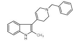 3-(1-苄基-1,2,3,6-四氢-4-吡啶)-2-甲基-1H-吲哚结构式