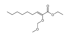 ethyl 2-(methoxymethoxy)non-2-enoate结构式