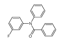 N-(3-fluorophenyl)-N-phenylbenzamide Structure