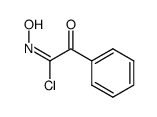 Benzeneethanimidoyl chloride, N-hydroxy-alpha-oxo-, (E)- (9CI) Structure