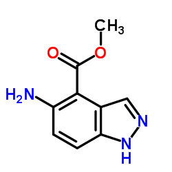 Methyl 5-amino-1H-indazole-4-carboxylate Structure