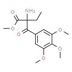 Tyrosine,-alpha--ethyl-3,5-dimethoxy-O-methyl--bta--oxo-,methyl ester Structure