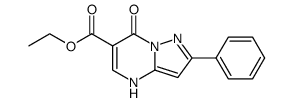 ethyl 4,7-dihydro-2-phenyl-7-oxopyrazolo[1,5-a]pyrimidin-6-carboxylate结构式