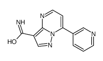 7-pyridin-3-ylpyrazolo[1,5-a]pyrimidine-3-carboxamide Structure