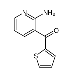 (2-aminopyridin-3-yl)(2-thienyl)methanone Structure