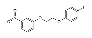 1-(2-(4-fluorophenoxy)ethoxy)-3-nitrobenzene结构式