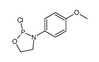2-chloro-3-(4-methoxyphenyl)-1,3,2-oxazaphospholidine Structure