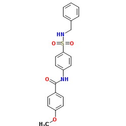 N-[4-(Benzylsulfamoyl)phenyl]-4-methoxybenzamide结构式