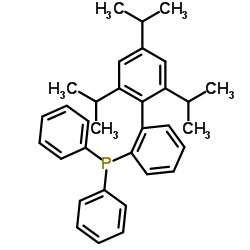 2-(Diphenylphosphino)-2',4',6'-triisopropylbiphenyl Structure