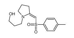 3-[2-[(4-methylphenyl)sulfonylmethylidene]pyrrolidin-1-yl]propan-1-ol Structure