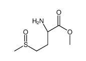 methyl (2S)-2-amino-4-methylsulfinylbutanoate结构式