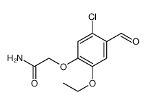 Acetamide, 2-(5-chloro-2-ethoxy-4-formylphenoxy) Structure