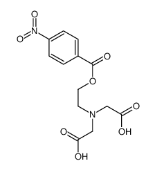 2-[carboxymethyl-[2-(4-nitrobenzoyl)oxyethyl]amino]acetic acid Structure