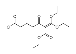 ethyl 7-chloro-2-(diethoxymethylene)-3,7-dioxoheptanoate结构式