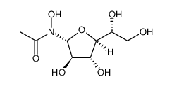 Acetamide, N-.beta.-D-galactofuranosyl-N-hydroxy-结构式